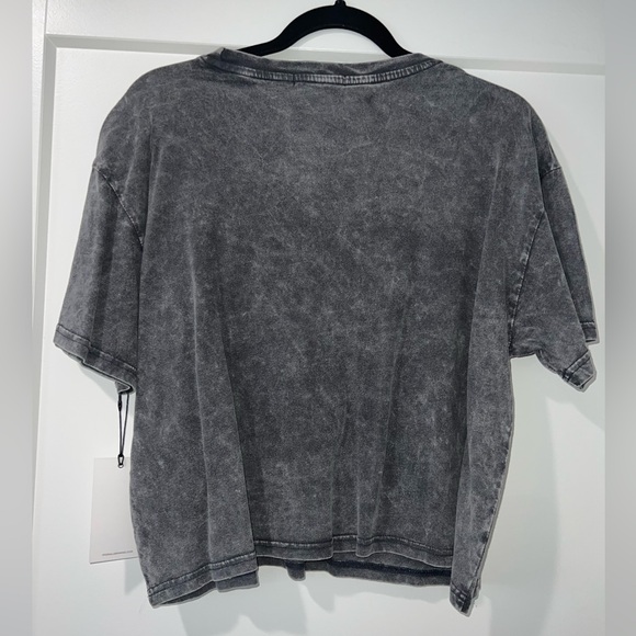 7 For All Mankind Cropped T Shirt - Picture 3 of 4